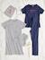 Mum/Baby Maternity Ward Kit, Maternity & Nursing Special WHITE LIGHT STRIPED - vertbaudet enfant 