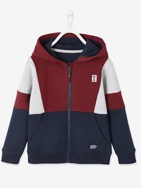 Sportwear-Colourblock Sports Jacket for Boys