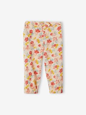 Girls-Fluid Cropped Trousers for Girls