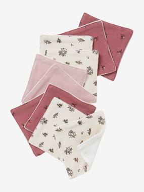 -Lot de 10 lingettes lavables