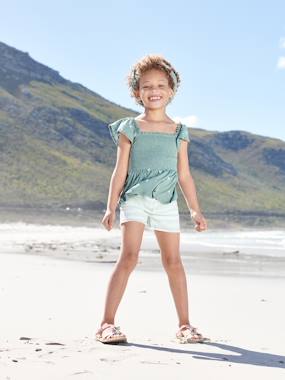 Fille-Short-Short effet "tie & dye" fille