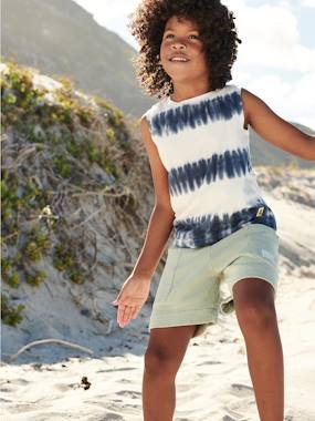 -Fleece Bermuda Shorts for Boys
