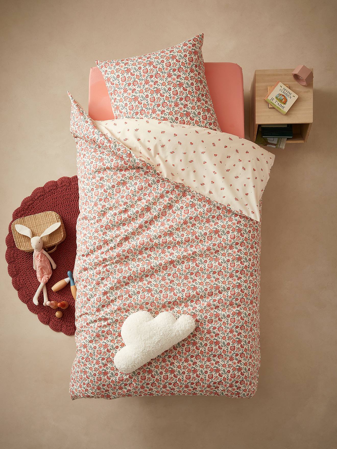 Linge de lit enfant - Couverture, drap housse, fourre de duvet enfant -  vertbaudet