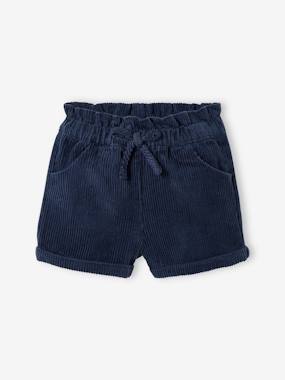 -Corduroy Shorts for Baby Girls