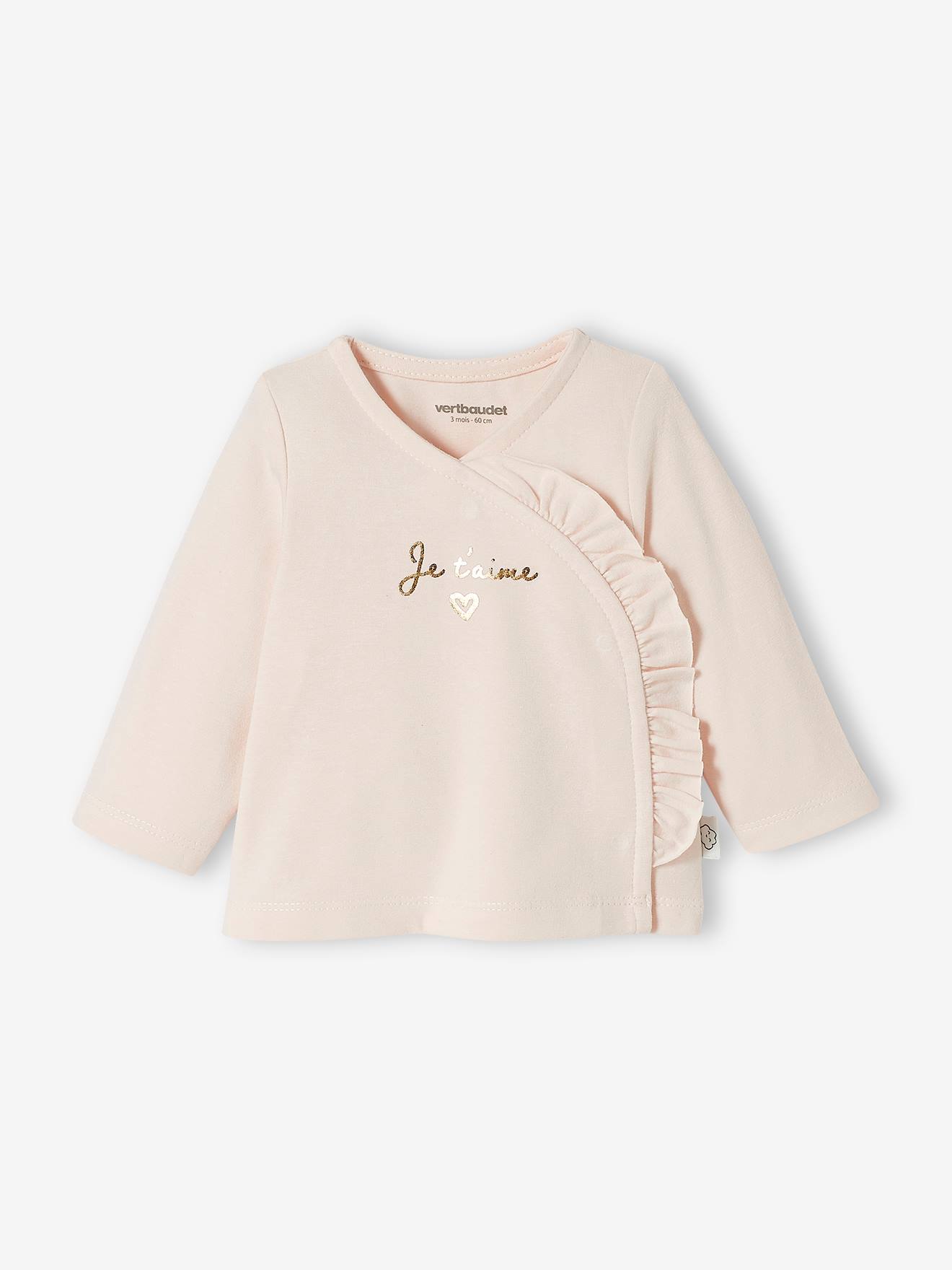 New Baby Girls 3 PC Layette Set 6-9 mois Chemise pantalon chapeau tenue rose abeille 