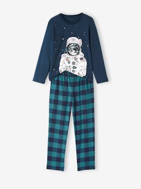 -Space Pyjamas with Flannel Bottoms, for Boys