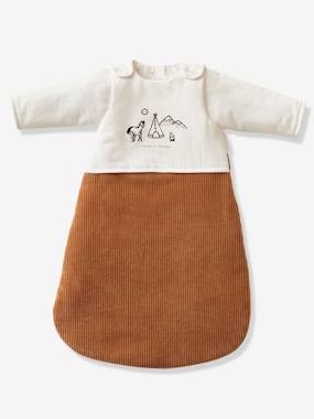 Bedding & Decor-Baby Bedding-Sleepbags-Dual Fabric Baby Sleep Bag with Detachable Sleeves, Little Nomad