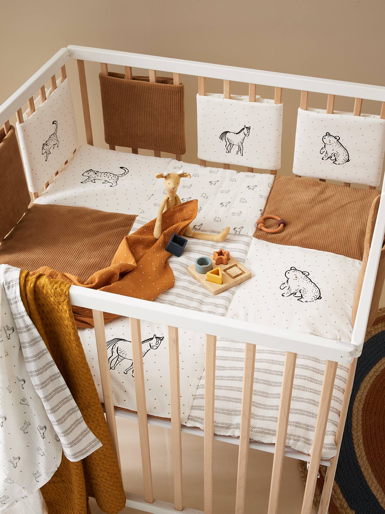 La Prairie Douce pare-chocs de lit bébé XXL -  - Boutique bébé