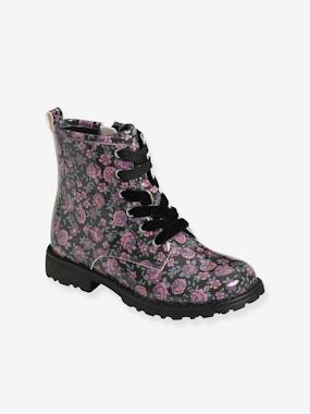 -Lace-Up Ankle Boots for Girls