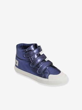 -High-Top Trainers with Touch Fasteners for Girls