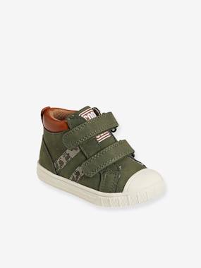 Shoes-High-Top Unisex Trainers with Touch Fasteners for Babies