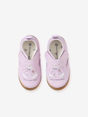 -Soft Leather Pram Shoes for Baby Girls