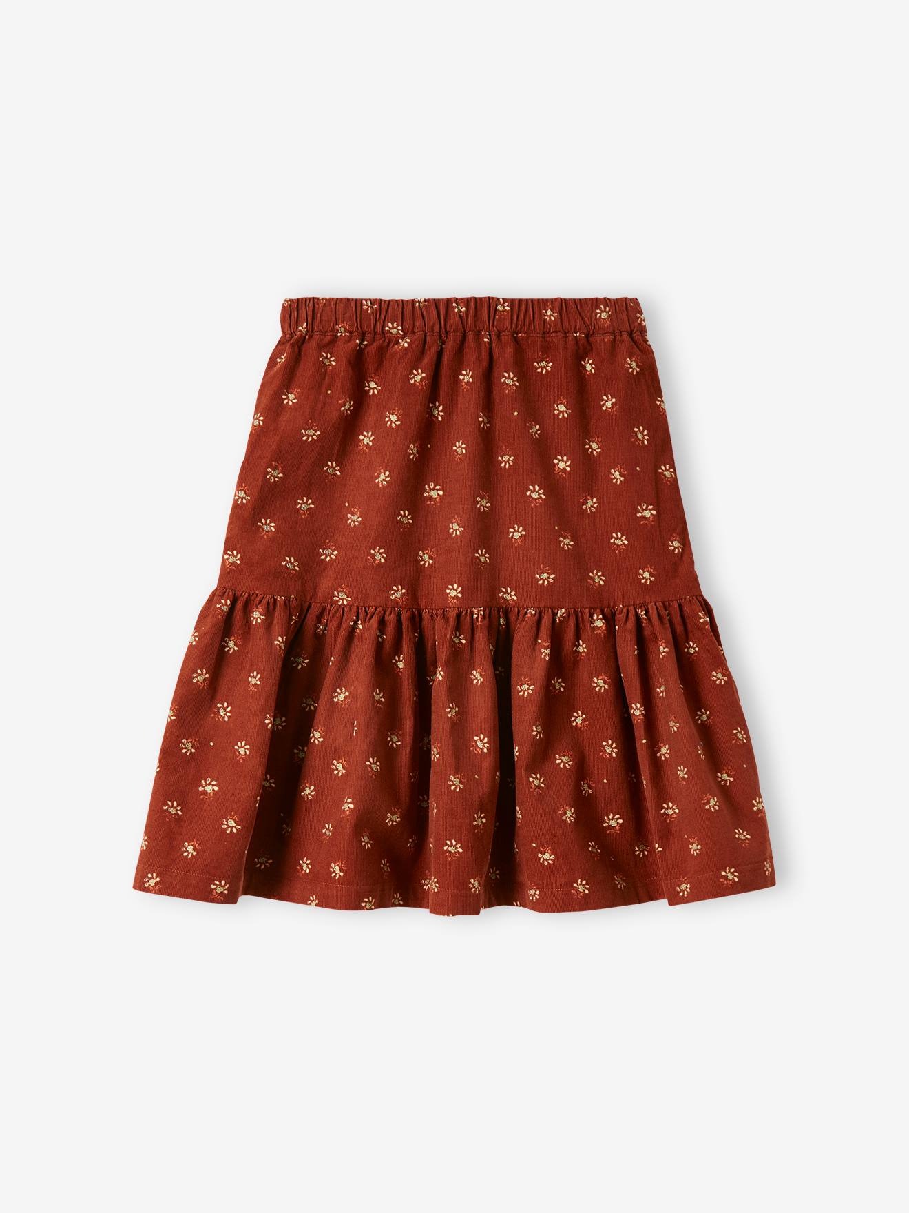 Jupe Hoss Intropia de la taille 40, de couleur marron de cuir et daim