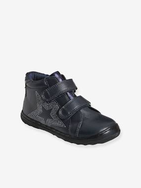 Shoes-Girls Footwear-Ankle Boots-Touch-Fastening Leather Ankle Boots for Girls, Designed for Autonomy