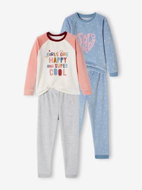 -Pack of 2 Colourful Pyjamas for Girls