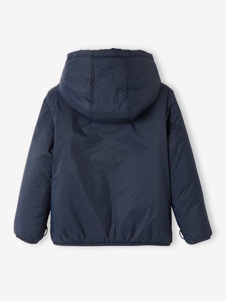 Parka 3 en 1 garçon avec blouson amovible bleu grisé+kaki+Marine grisé+noix de pécan - vertbaudet enfant 