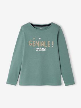 Girls-Top with Message, for Girls