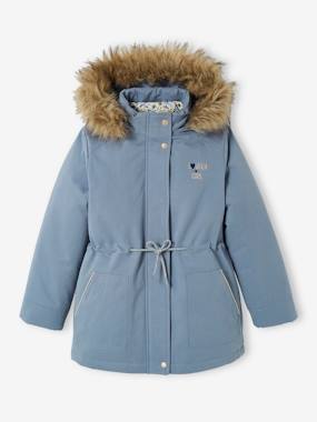 Girls-3-in-1 Parka with Hood for Girls