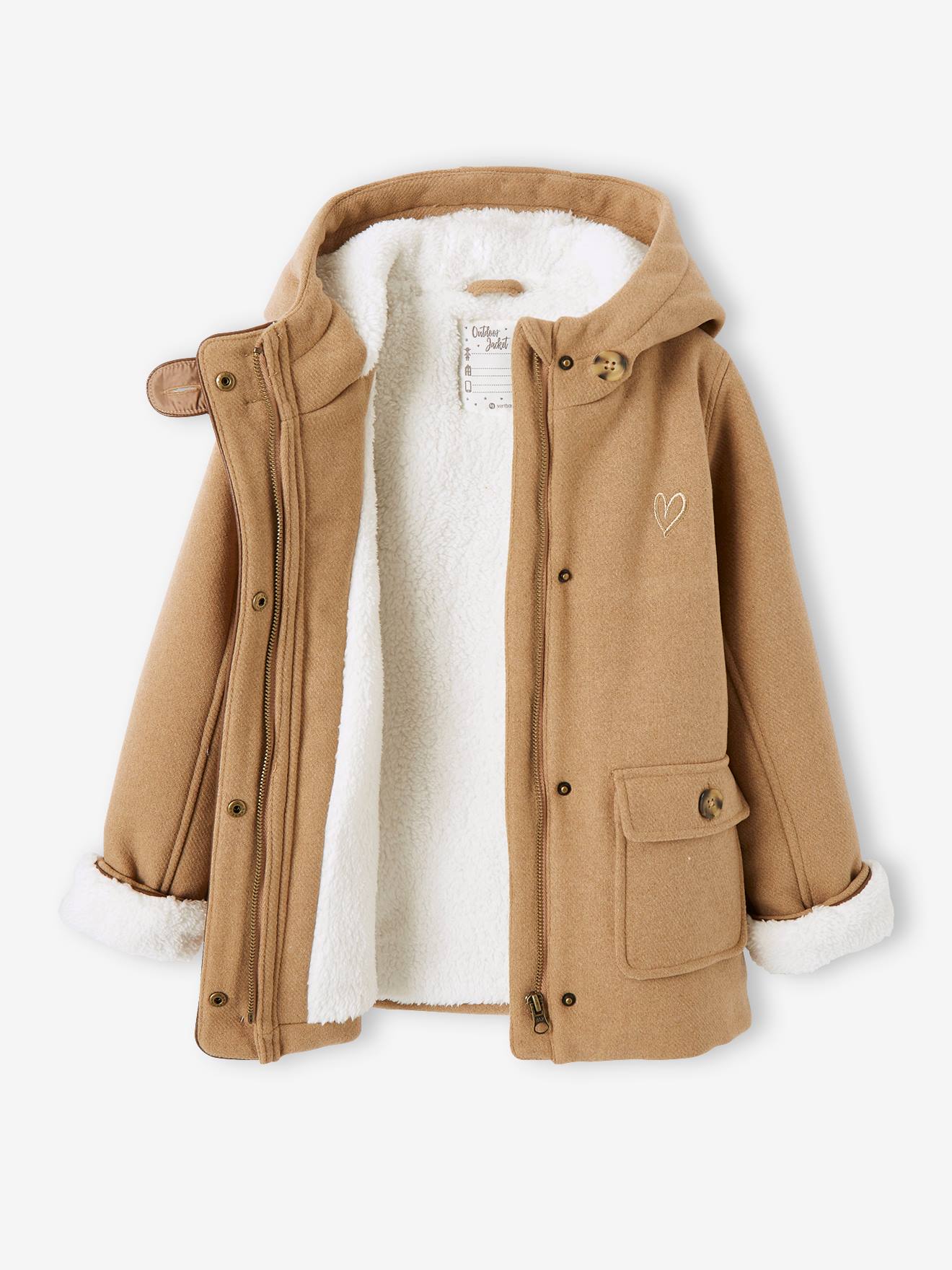 manteau femme doublé sherpa