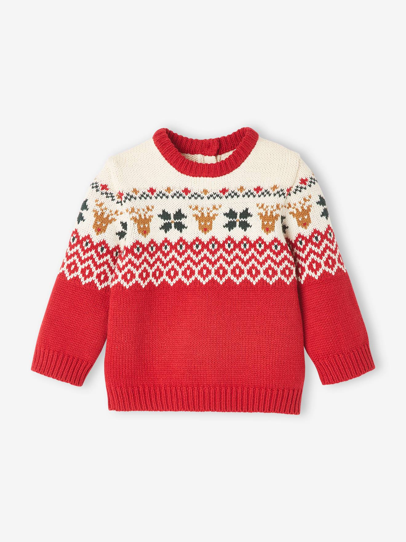 Christmas Jumper Print Babies, Capsule Collection red, Baby