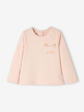 -Long-Sleeved Top, for Baby Girls
