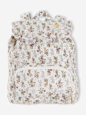-Floral Backpack