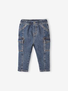 -Jeans with Side Pockets for Babies