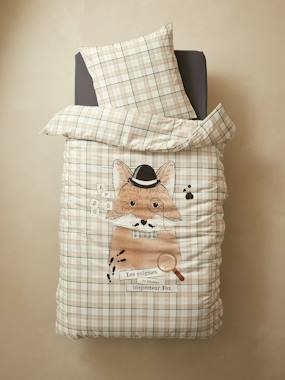 -Duvet Cover + Pillowcase Set for Children, Dandy Fox, Oeko-Tex®