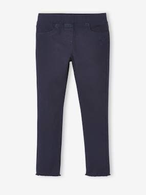 Fille-Pantalon-Tregging couleur fille