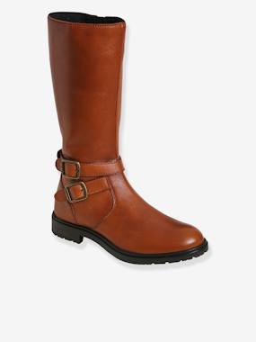 Shoes-Leather Riding Boots for Girls