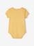 Lot de 3 bodies 'arc en ciel' bébé manches courtes lot jaune ambre - vertbaudet enfant 