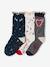 Pack of 3 Pairs of Christmas Socks for Girls fir green - vertbaudet enfant 