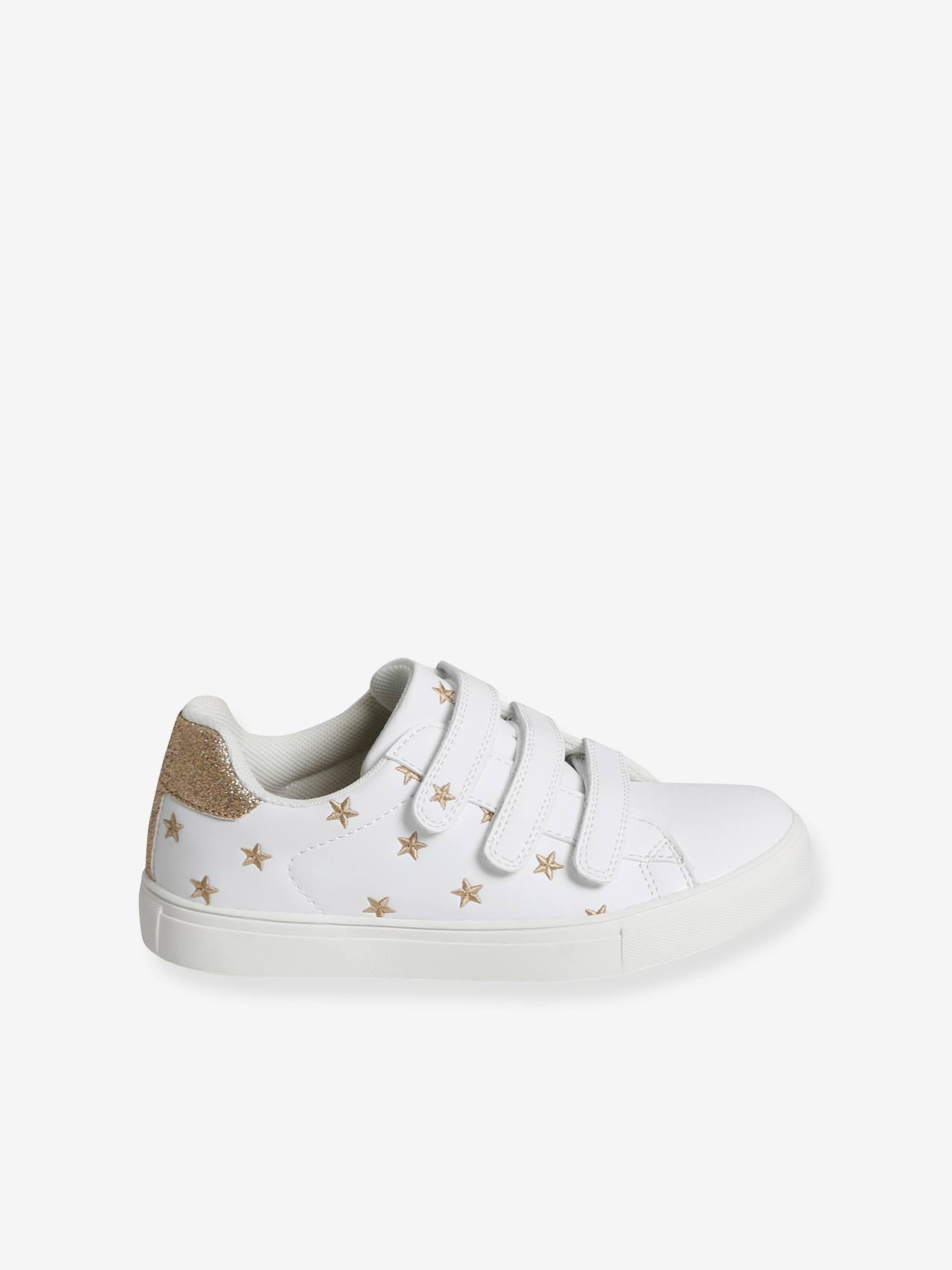 Girls white velcro trainers Clearance