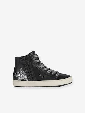 -High-Top Leather Trainers for Girls, Kalispera by GEOX®