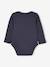 Pack of 3 Long Sleeve Bodysuits with Cutaway Shoulders, for Babies BLUE DARK TWO COLOR/MULTICOL - vertbaudet enfant 
