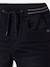 Straight Cut Denim-Effect Fleece Trousers, for Boys BLACK DARK SOLID+BLUE MEDIUM TWO COLOR/MULTICOL+BLUE MEDIUM WASCHED+double stone+Grey Denim - vertbaudet enfant 