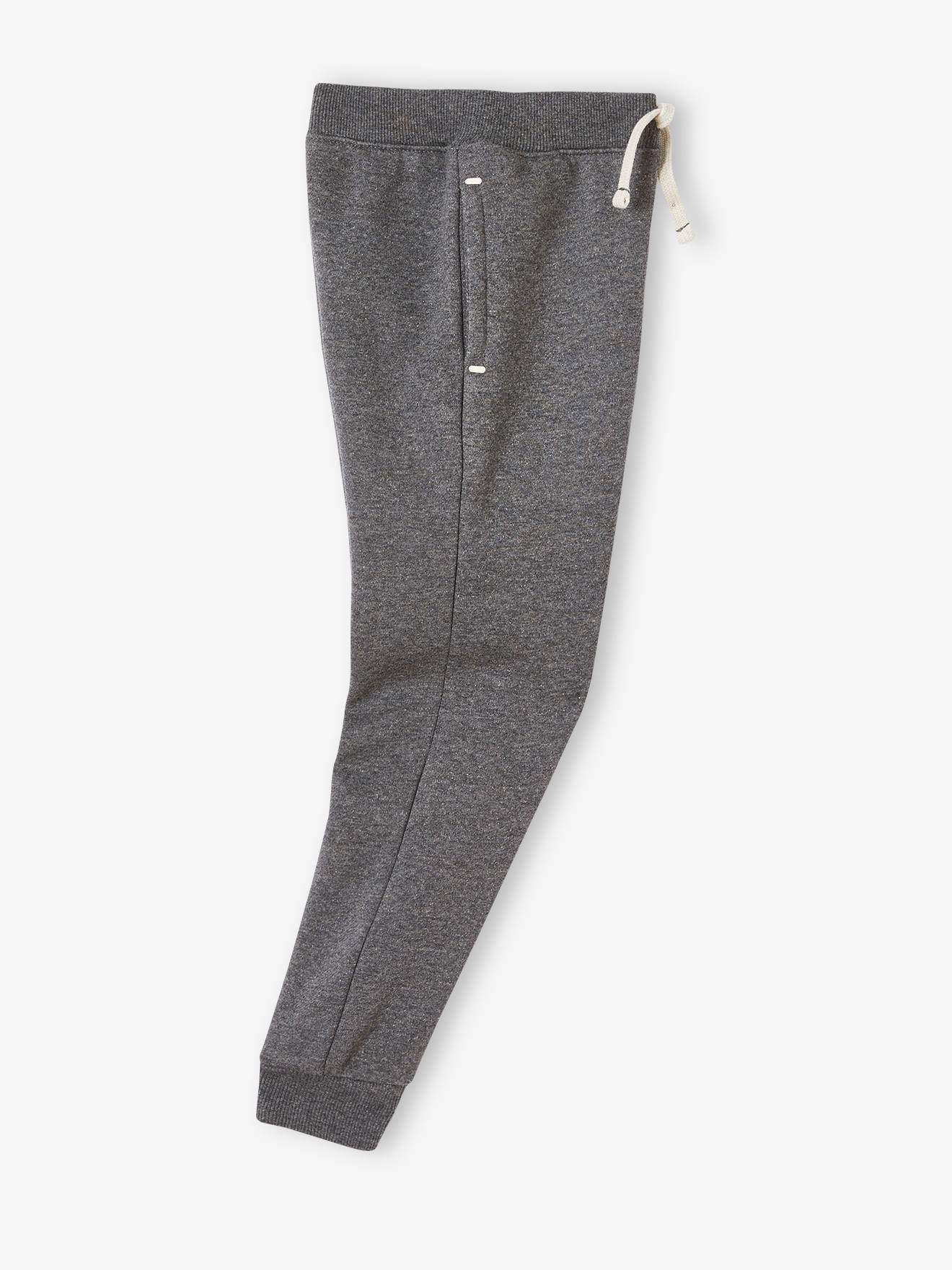 Fleece Joggers for Boys - grey dark mixed color, Boys