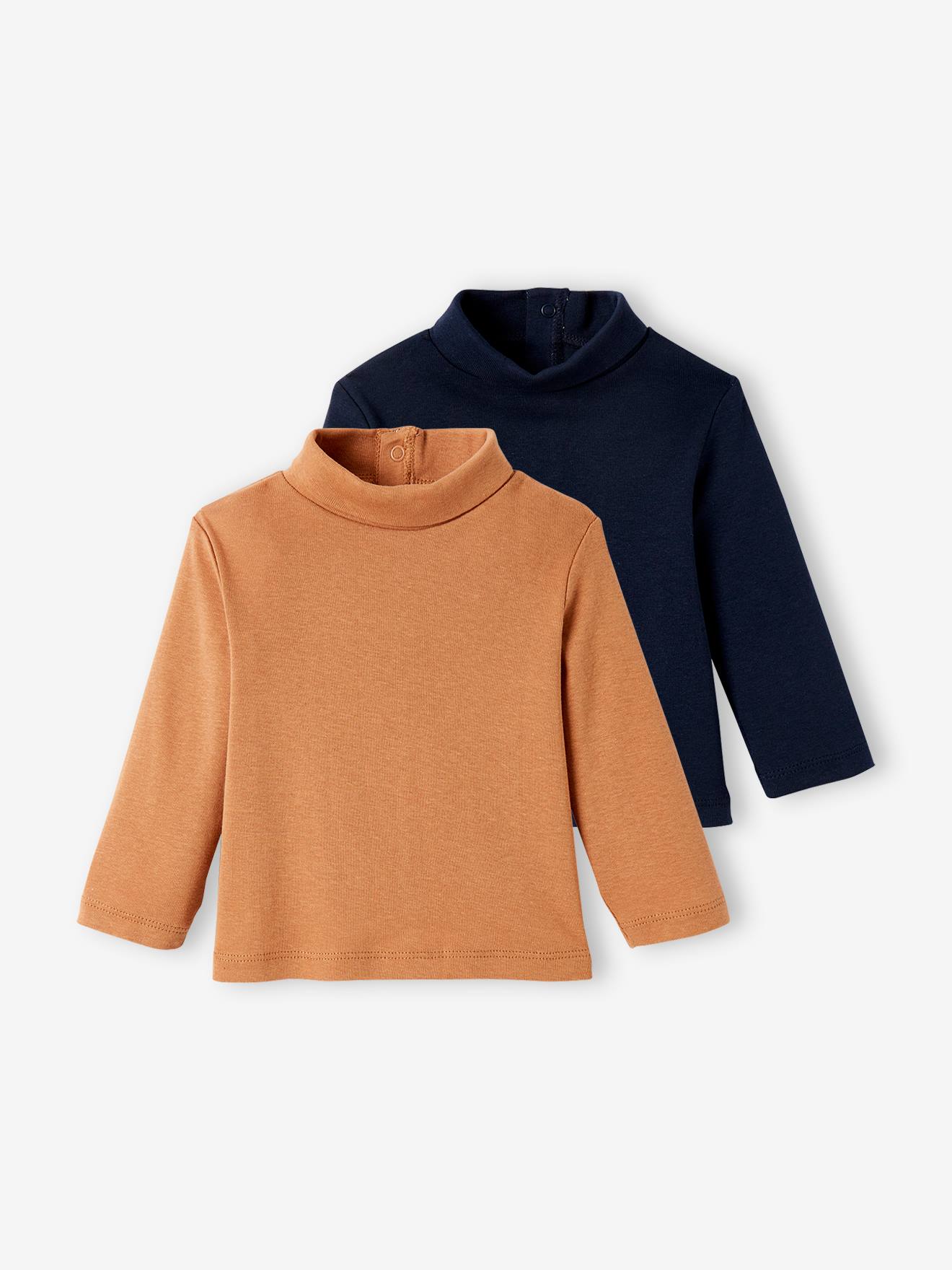 Polo Necks for Baby Boys - grey 