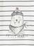 Striped High Neck Top with Petit Marin Inscription, for Babies + - vertbaudet enfant 