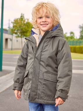 -3-in-1 Parka with Removable Bodywarmer for Boys