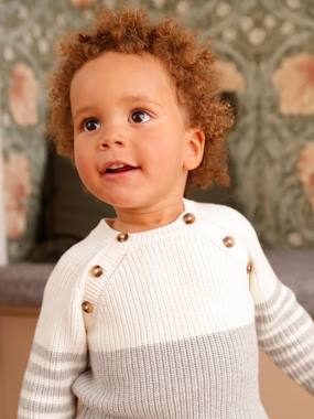 -Striped Jumper for Babies