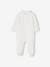 Pack of 2 Velour Sleepsuits for Baby Girls WHITE LIGHT TWO COLOR/MULTICOL - vertbaudet enfant 