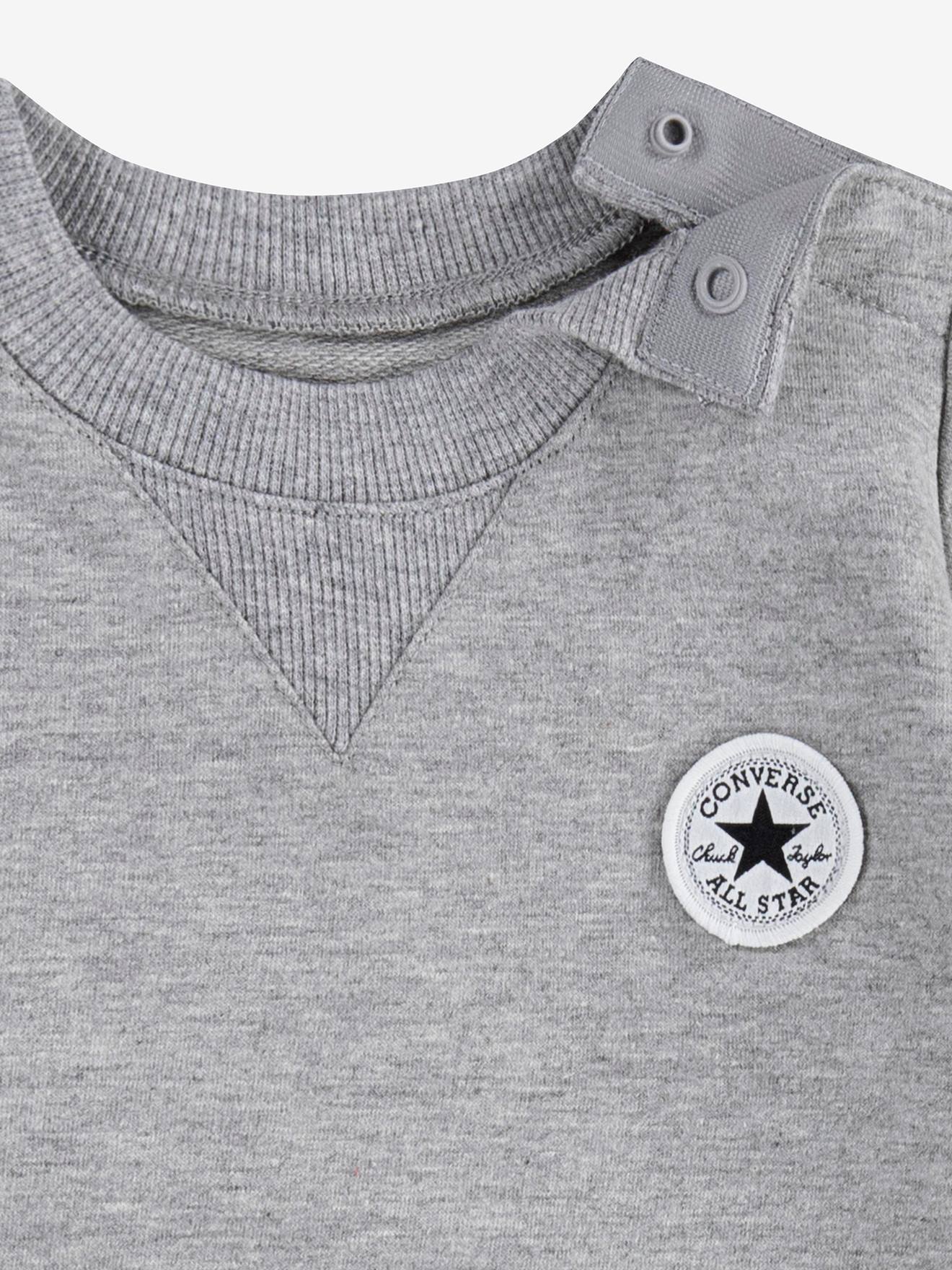 Set of Items: Jumpsuit Socks, Lil Chuck by CONVERSE grey, Baby