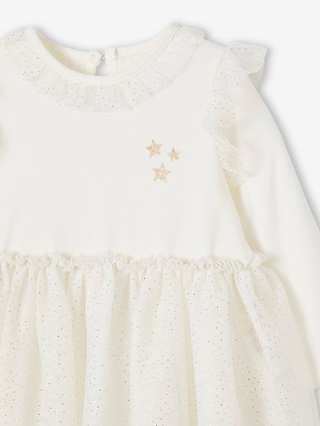 Tulle Dress for Babies ecru - vertbaudet enfant 