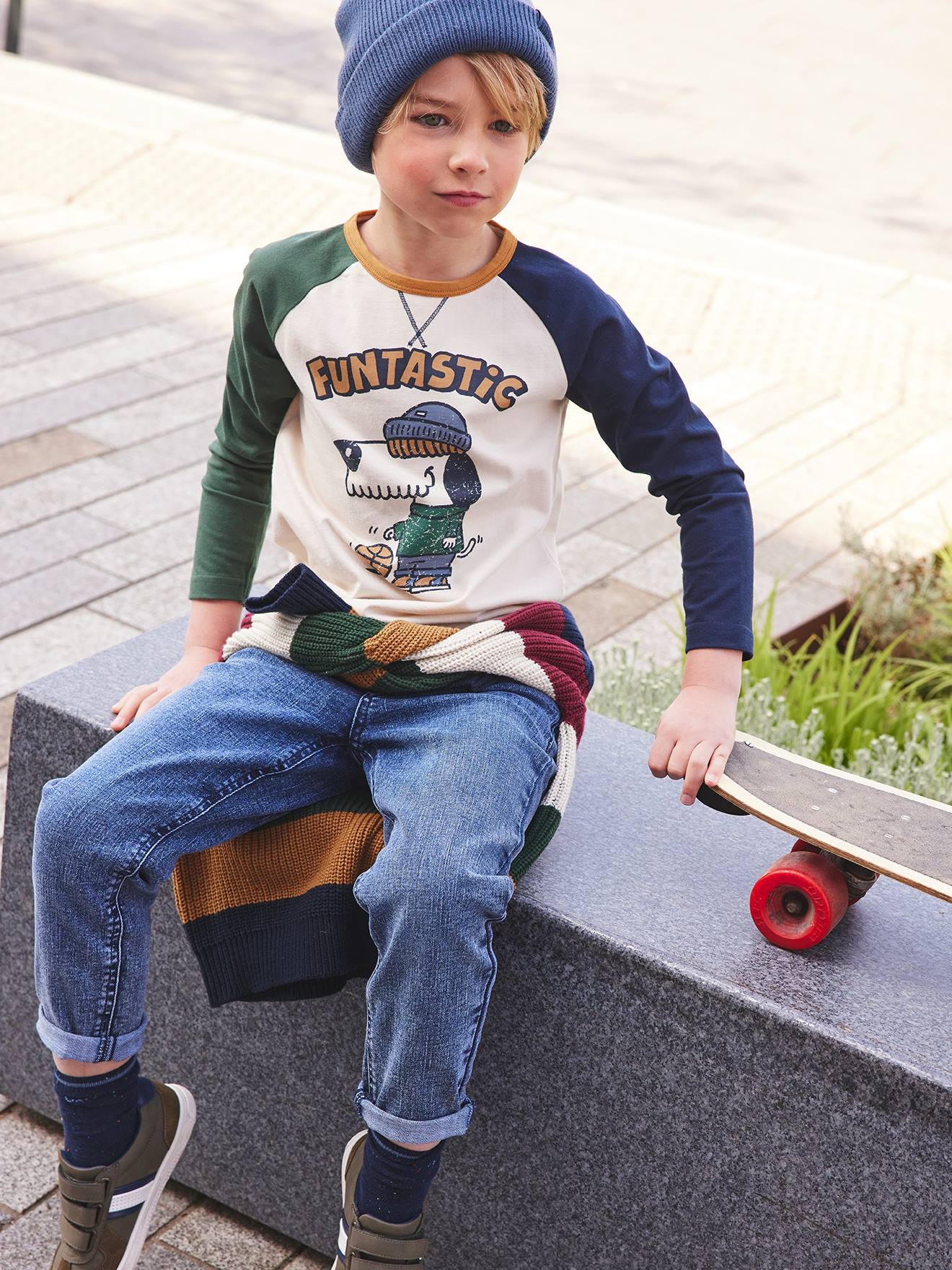 balloon jeans easy to slip on loose cut for boys