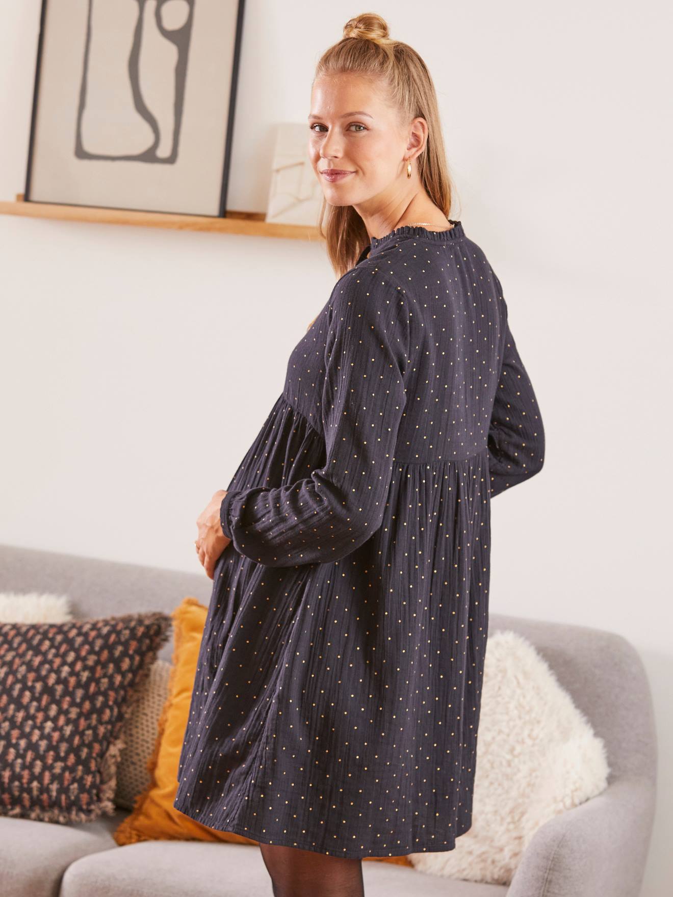 Accouchée Sleep Well Maternity/Nursing Nightgown & Robe Set