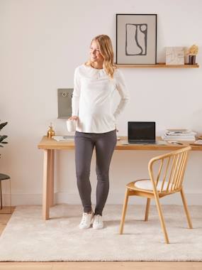 Vêtements de grossesse-Jean de grossesse slim entrejambe 69 cm