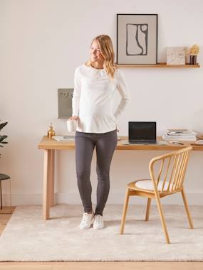 -Slim Leg Jeans for Maternity, Inside Leg 69 cm