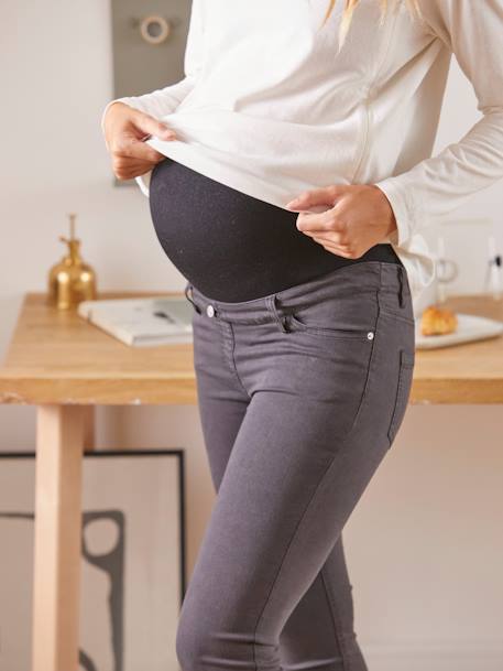 Jean slim de grossesse entrejambe 69 cm Gris anthracite - vertbaudet enfant 