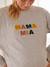 Fleece Sweatshirt with Message, Maternity & Nursing Special GREY LIGHT SOLID WITH DESIGN - vertbaudet enfant 